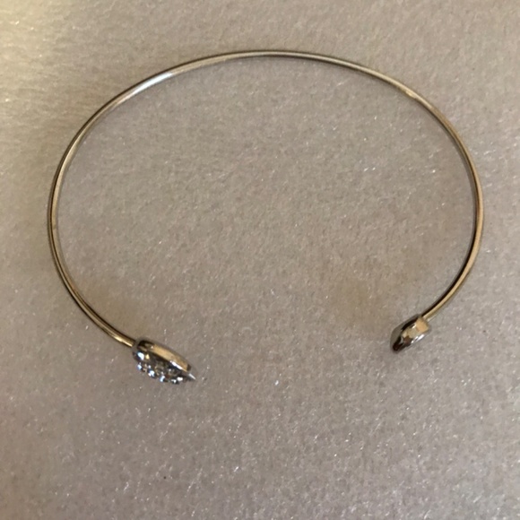2 for $12 Adjustable Love Heart Silver and Gold-tone Bangle Bracelets - Picture 11 of 13